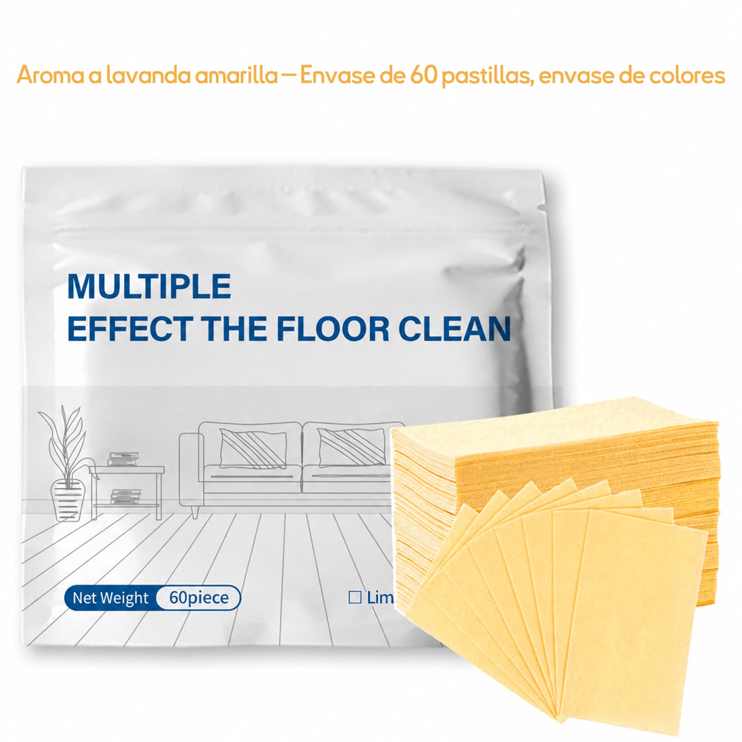 🧹 ¡50% DE DESCUENTO AHORA!✨ Hojas de limpieza para pisos multi-efecto – Potente eliminación de manchas y aroma fresco 🌿