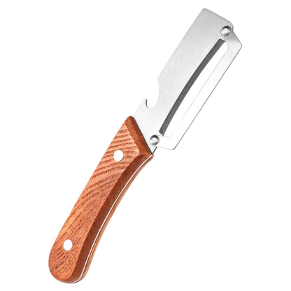 ivotero™ Pelador y rallador de acero inoxidable con mango de madera (Oferta)