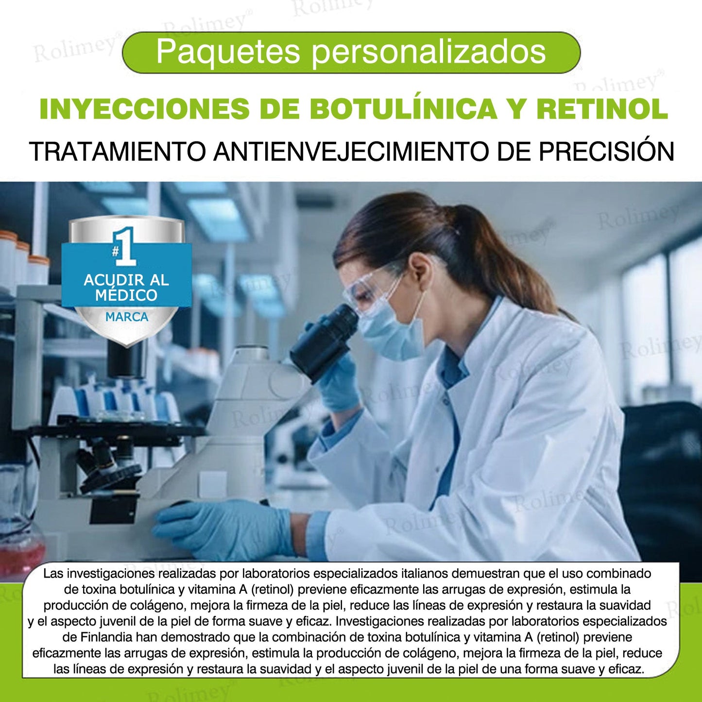 Fabricado y enviado desde España 👨‍⚕️Rolimey® Botox & Vita-A Retinol Shot Crema reafirmante y lifting antiarrugas - Promoción de último día 50% de descuento