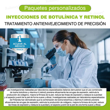 Fabricado y enviado desde España 👨‍⚕️Rolimey® Botox & Vita-A Retinol Shot Crema reafirmante y lifting antiarrugas - Promoción de último día 50% de descuento