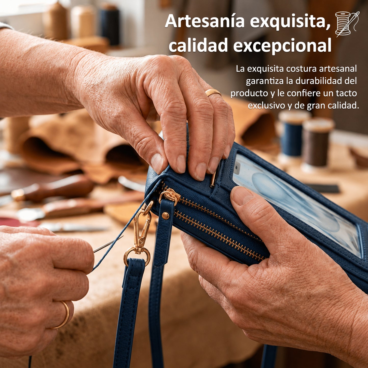 🔥Últimas 3 horas: 60% de descuento en Remifa®2026 Bolso bandolera minimalista elegante para mujer con pantalla táctil