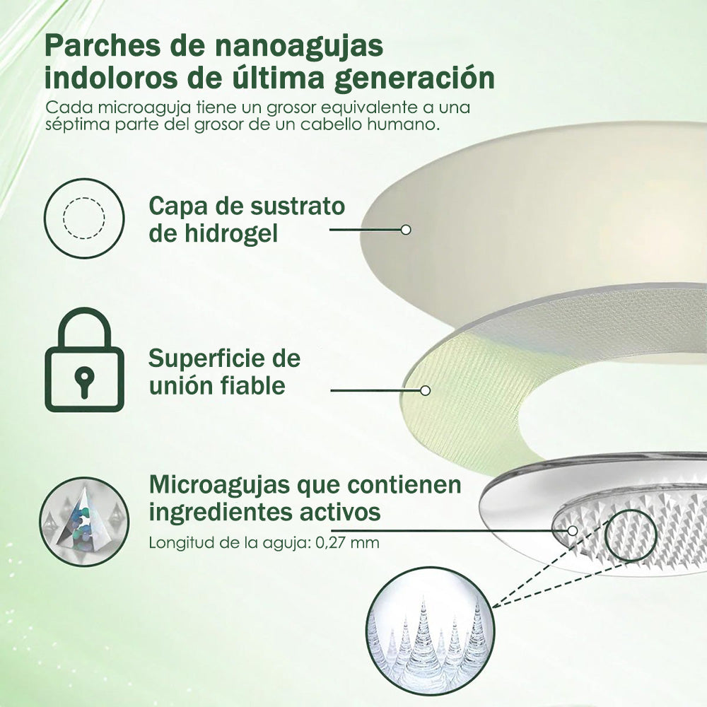 💎Conforme a la normativa aplicable en España y en la Unión Europea |  GFOUK® Moringa · Berberina × NAD+ Parche Avanzado de Nanomicroagujas 10 en 1 |  Respaldado por la ciencia | Fórmula 10 en 1 |  Resultados visibles en 7 días ✅