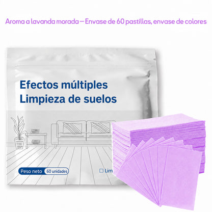 🧹 ¡50% DE DESCUENTO AHORA!✨  Hojas de limpieza para pisos multi-efecto – Potente eliminación de manchas y aroma fresco 🌿