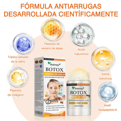 🔥🔥Fabricado y enviado desde el Reino Unido 🇪🇸 Rolimey® Stick Serum Reafirmante con Veneno de Abeja tipo Botox (⏳¡ÚLTIMO DÍA! 70% DE DESCUENTO)🛫