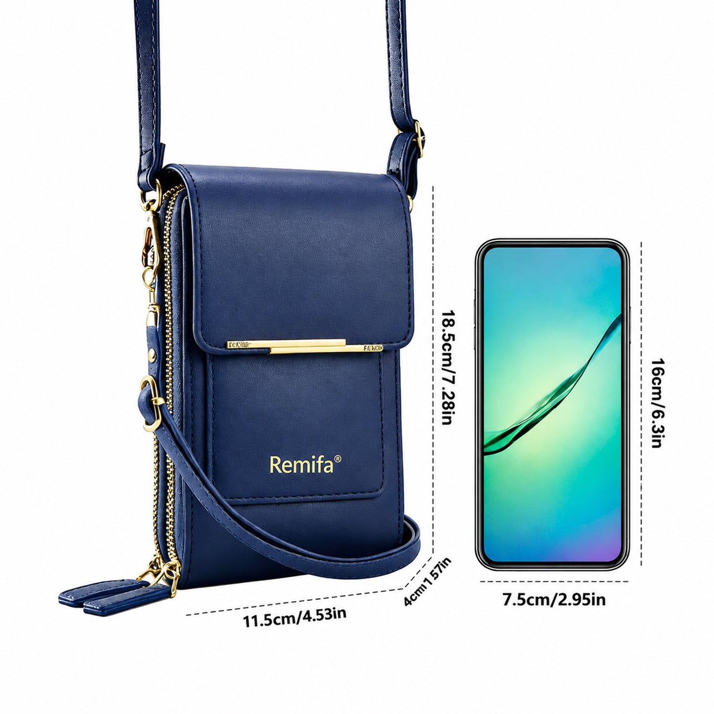 🔥Últimas 3 horas: 60% de descuento en Remifa®2026 Bolso bandolera minimalista elegante para mujer con pantalla táctil