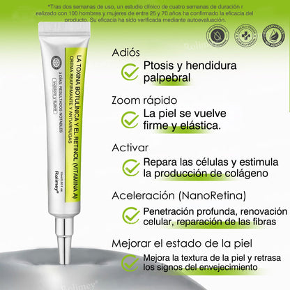 Fabricado y enviado desde España 👨‍⚕️Rolimey® Botox & Vita-A Retinol Shot Crema reafirmante y lifting antiarrugas - Promoción de último día 50% de descuento