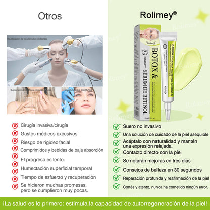 Fabricado y enviado desde España 👨‍⚕️Rolimey® Botox & Vita-A Retinol Shot Crema reafirmante y lifting antiarrugas - Promoción de último día 50% de descuento