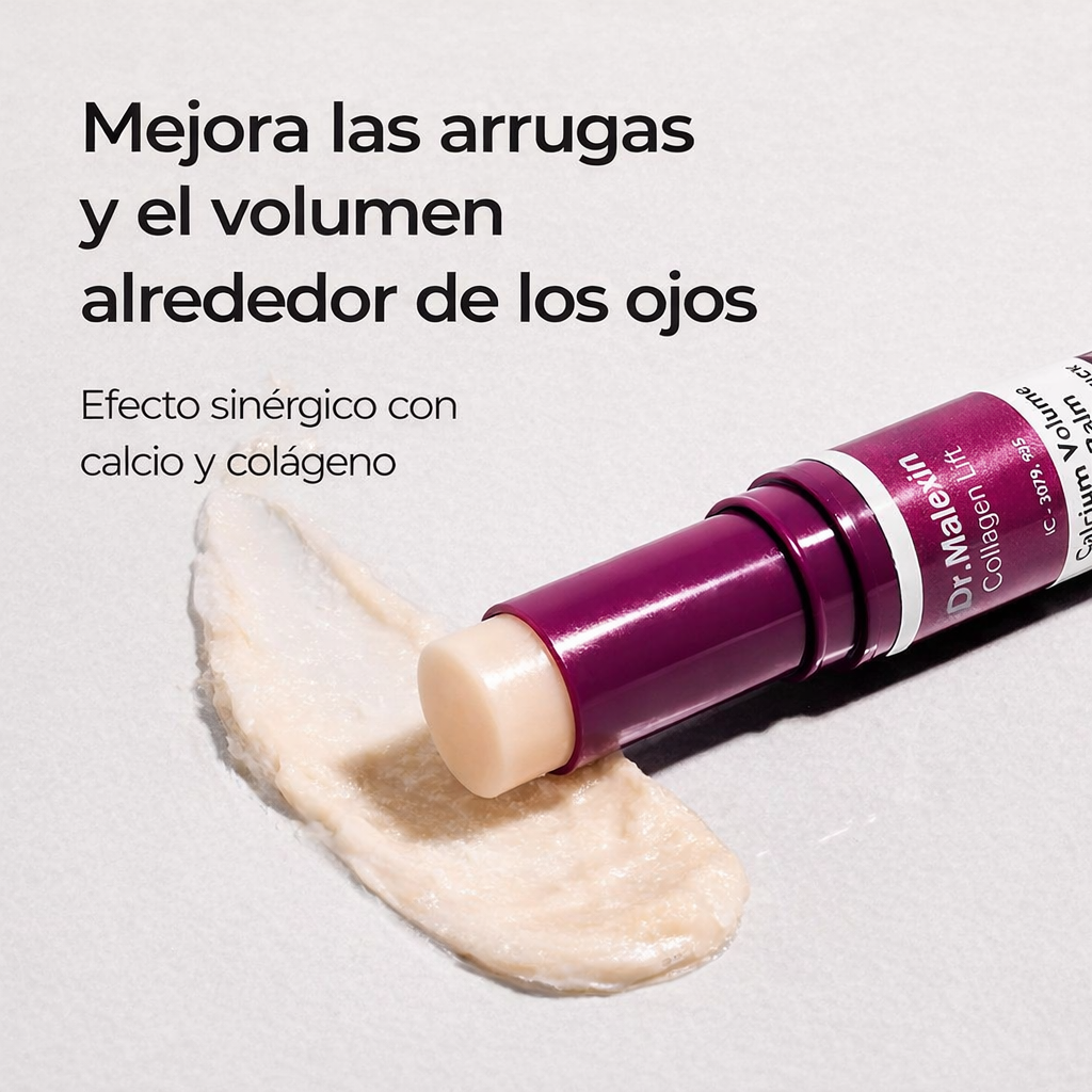 [Dr.Malexin Official]💖 Calcium Volume Multi Balm + Parches para Ojos 60 uds. | Cosmética Coreana para el Cuidado Facial