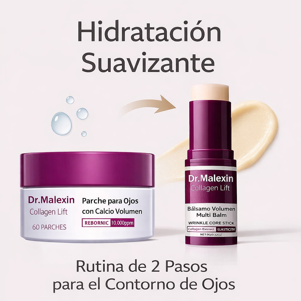 [Dr.Malexin Official]💖 Calcium Volume Multi Balm + Parches para Ojos 60 uds. | Cosmética Coreana para el Cuidado Facial