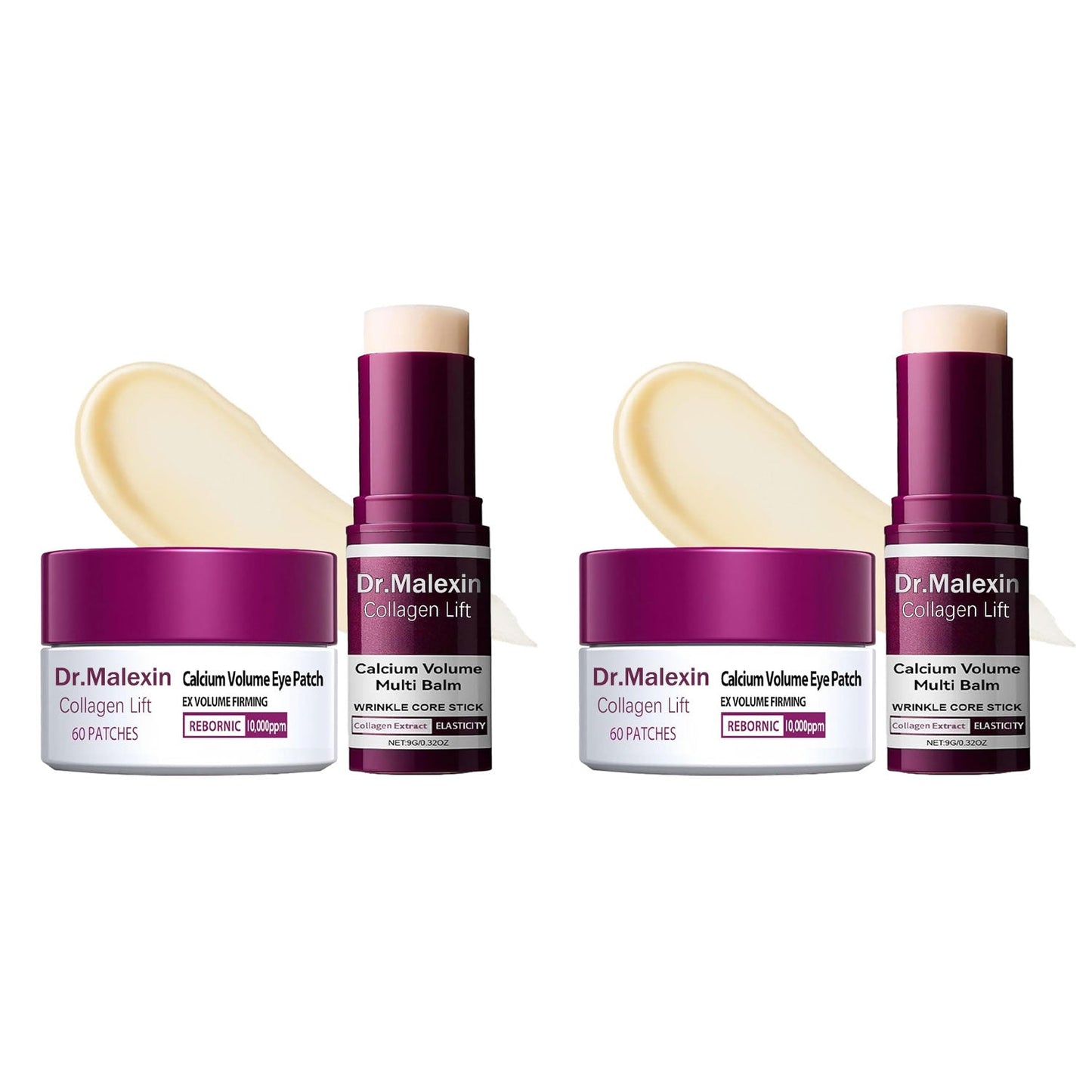 [Dr.Malexin Official]💖 Calcium Volume Multi Balm + Parches para Ojos 60 uds. | Cosmética Coreana para el Cuidado Facial